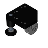 HCFTK-R - Integrated Casters and Leveling Mounts - Caster Fixed Type