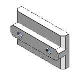 HFAFSTA - Sliders for Aluminum Extrusions - Tapped Type without Slot
