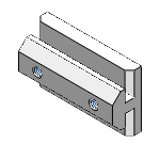 HFAFSTB - Sliders for Aluminum Extrusions - Tapped Type with Slot