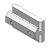 HFAFSTB - Sliders for Aluminum Extrusions - Tapped Type with Slot