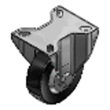C-CTCK - Casters - Medium Load, Wheel Material: Synthetic Rubber