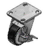 C-CTGS - Casters - Heavy Load, Wheel Material: Synthetic Rubber