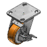 C-CTHS - Casters - Heavy Load, Wheel Material: Urethane