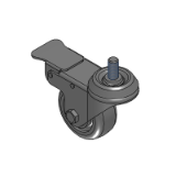 C-CJWNS - Economy PP Caster - Screw-In Type with Stopper