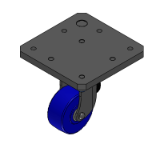 CAL75 - Casters with Leveling Mounts - Plate
