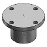 CHBM - Ball Casters - Round Flanged Type