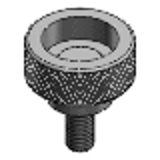 C-NAMB - C-VALUE Knurled Knobs - Stepped Type - Threaded Type