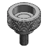 C-NAMS - C-VALUE Knurled Knobs - Stepped Type - Stainless Steel Axis Type