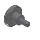 C-NKOS - C-VALUE Knurled Knobs - Stepped Type - Threaded Type