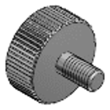 NOOSAF, NKOSAF - Thick Knurled Knobs L Dimension Specified Type