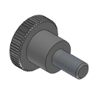 SL-C-NKOSC,SH-C-NKOSC,SHD-C-NKOSC - Precision Cleaning C-VALUE Knurled Knobs - Small Diameter - Stepped Type - Threaded Type