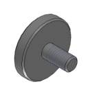 SL-C-NOOS,SH-C-NOOS,SHD-C-NOOS - Precision Cleaning C-VALUE Knurled Knobs - Threaded Type