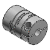CPLCX - Slit Couplings - Extra Super Duralumin, Clamping, Long Type - For Servo Motors