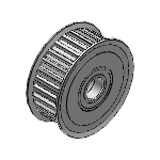 BHTFWNF__S14M400, BHTFWNF__S14M600 - Timing Idlers, Flanged - S14M (Both Sides Bearing)