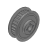 HHAA__S5M100, HHAA__S5M150 - Keyless High Torque Timing Pulleys S5M Type -Keyless Bushing with Centering Function-