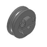 SL-MBRAC, SH-MBRAC - (Precision Cleaning) Pulleys for Round Belts - Clamping U Groove