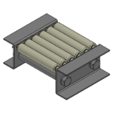 ROCO, ROCON - Roller Conveyor Length Configurable - Roller 19mm Diameter Type