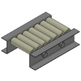 ROCOM, ROCOG - Roller Conveyor Length Configurable - Roller 28mm Diameter Type