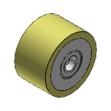 ROERUHS, ROERUHA, ROERUS, ROERUA, ROERGS, ROERGA, ROERHS, ROERHA, ROECRUS, ROECRUA, ROECRGA, ROECRHA - Rollers - Urethane Thickness Selectable - Bearing Type
