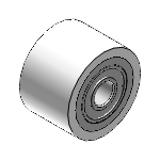 RORASP, RORAAP - Plastic Roller - Press Fit, with Bearings