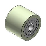 RORUSP, RORUAP, RORMSP, RORMAP - Rollers - With Core Material Press Fit Bearings - not with Chloroprene Rubber Sponge