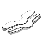CHEFRP, CHEFRPS, CHEFRPC, CHEFRPY - One-Touch Flat Chains - Curved Type - Flap Plates