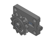 TSUB, TSUBS - Tensioner Unit with Idler - Height Configurable -