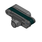 CVGCE - Flat Belt Conveyors - Head Drive, 3-Slot Frame, Dia. 50 - CE Compliant For Europe