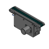 CVGNE - 平皮带输送机 - 中间驱动，2槽框架，直径30 - 符合欧洲CE标准