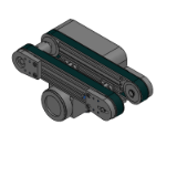 CVGTBE - タイミングベルトコンベヤ 2列ヘッド駆動3溝フレーム φ50 - CE対応 欧州向け -
