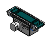 CVSX - Flat Belt Conveyors High Power Type - Center Drive 3-Groove Frame Type (Pulley Dia. 30mm)