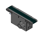 SVKR - 평벨트 컨베어-SV시리즈-사행방지 창살붙이 센터구동2홈프레임(풀리직경30mm)-