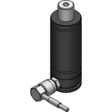 NC.030.20.01000…1 - Gasdruckfeder, kompakt, seitlicher Anschluss