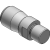 TH380 - Clamping threaded shank similar to DIN 9859, Form CE