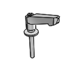 LDMS LW - Clamp Lever with Flat Washer