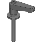 LDMS-LWP-NI - Clamp Lever with Flat Washer for Slotted Hole
