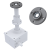 Flange bearing FLP - suitable for screw jacks type R