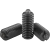 03040 - Spring plungers with hexagon socket and thrust pin, steel