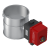 Stop valves without seal, pneumatically operated, actuating drive - Regulating and shut-off valves