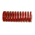 R0276 - Heavy duty spring - Red ISO10243 - CF