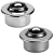 EH - Ball casters with sheet steel case
