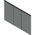Door_Saheco_SV-X110_1-Panel_2-Fixed-Panels