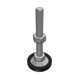 AJET - Level Adjusters-Simple with Rubber Base Type
