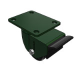 JCD - Heavy Load Type Casters-Rotatable with Plastic Brake Type