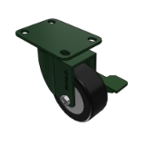 JDC - Medium Load Type Casters-Rotatable with Metal Brake Type