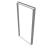 Quadra Visible Frame - Single Doorset - WThreshold