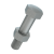 DIN 7990 - FN 115 - 4.6, feuerverzinkt - Hexagon bolts without nut for steel structures