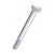 ISO 4014 - FN 1097 - 8.8, verzinkt blau - Hexagon head bolts with shank, product classes A and B
