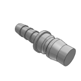 KK130 P-B - S Couplers/Plug Barb fitting type(for rubber hose)