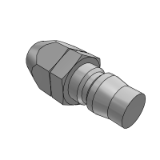KK130 P-N - S Couplers/Plug Nut fitting type(for fiber reinforced urethane hose)